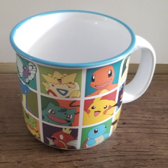 Pokemon Ceramic Retro Camper Style Mug (Character Grid print) - Picture 2 of 8